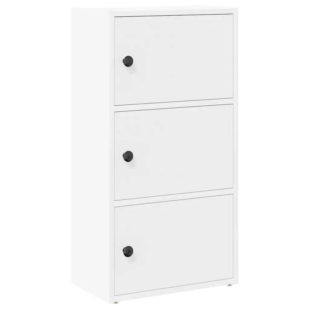 Libreria Bianca 40x24x77 cm in Legno Multistrato 860364