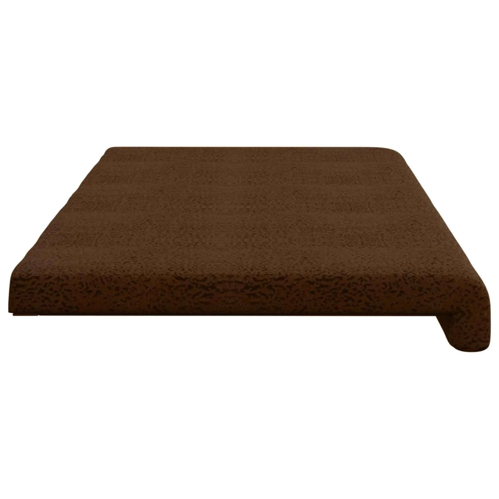 Cuscino per panchina Tessuto scamosciato sintetico Marrone 42043355