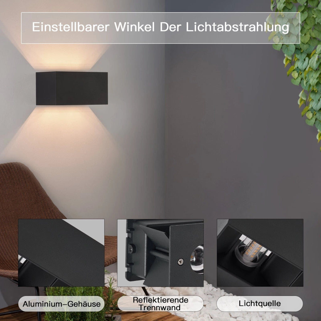 ZMH Applique 4ER Applique LED Applique da esterno Applique da interno Applique G9