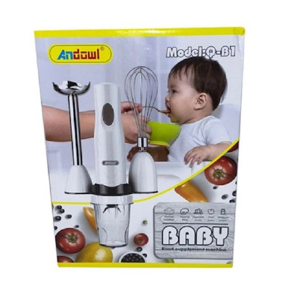 Trade Shop - Frullatore Ad Immersione 4 In 1 150 W Integratore Alimentare Per Bambini Q-b1 -