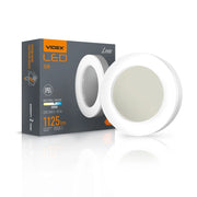 Applique esterna tonda bianca LED 15W IP65 LENA Videx