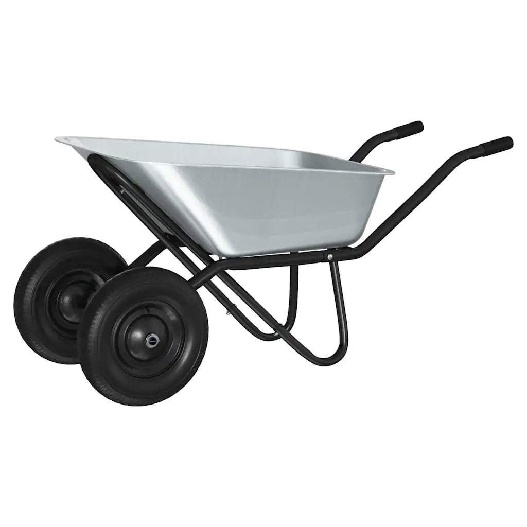 Carriole Argento e Nero 137 x 60 x 65,5 cm Acciaio 42007972