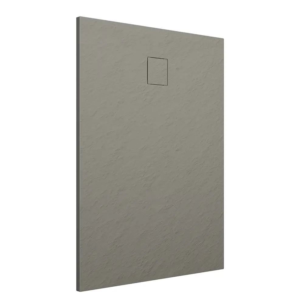 Piatto doccia 80x90 cm colore marrone effetto pietra | Samos