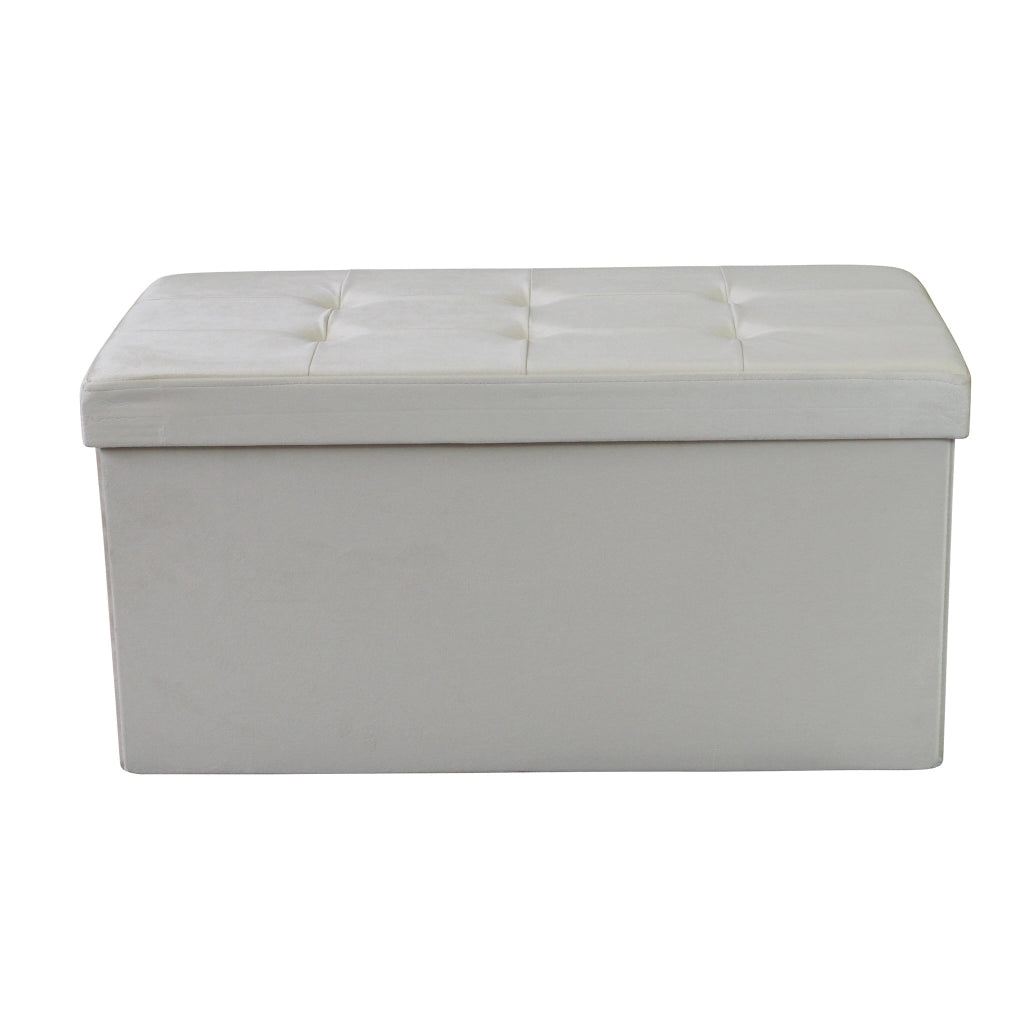 Pouf contenitore in velluto -  MARCUS