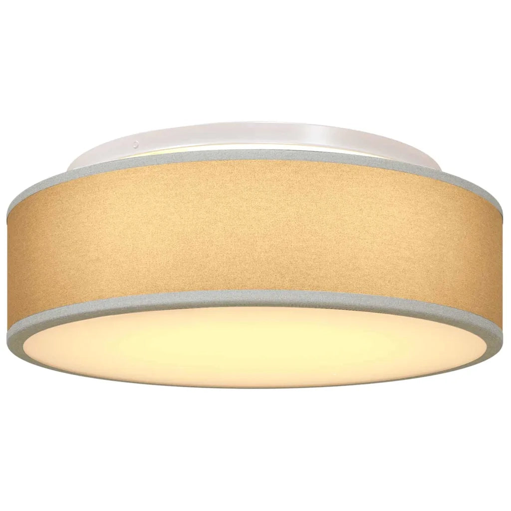 Lampada da soffitto Grigio 38 x 38 x 13,5 cm Tessuto 42001208