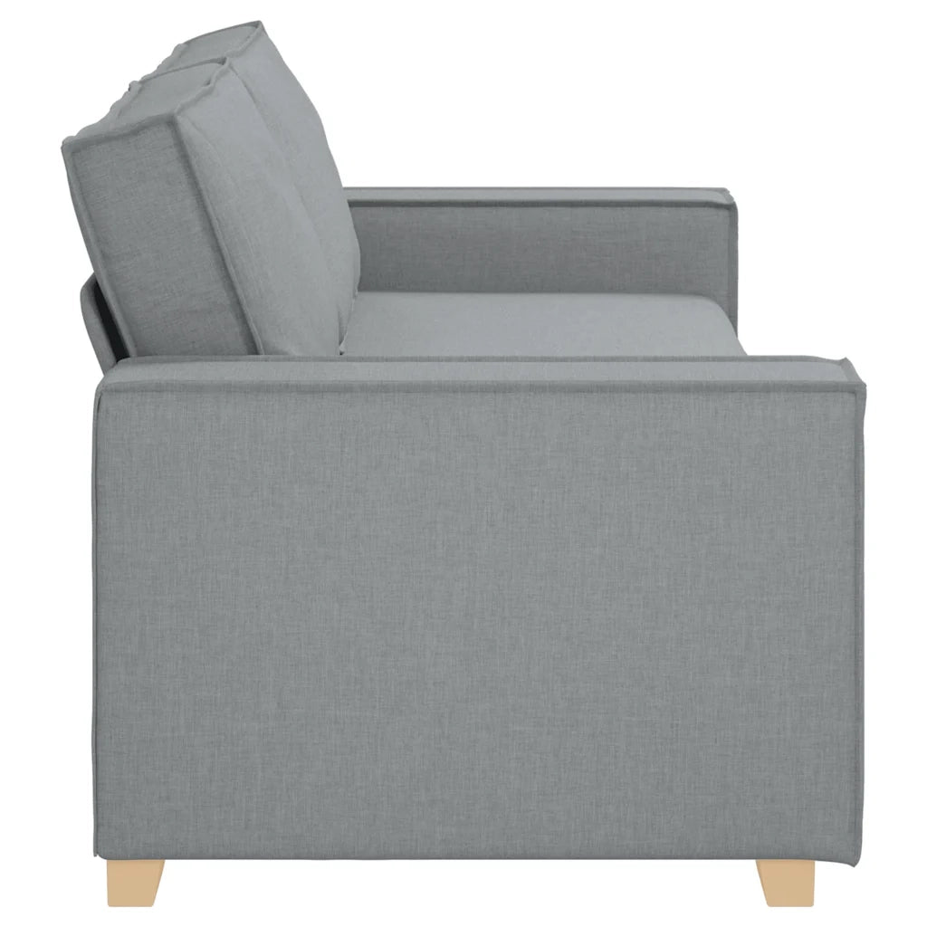 Divano a 3 posti Grigio Chiaro 220x78x84 cm Tessuto 4104990