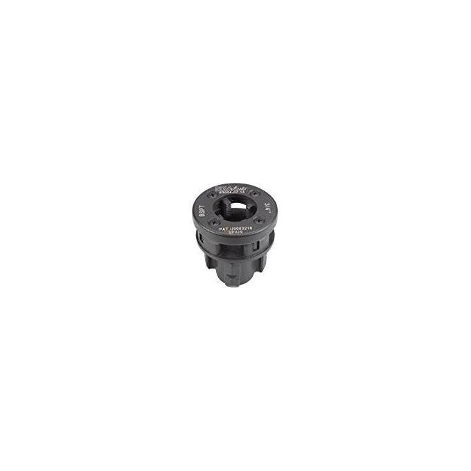 EGA Master 63004 Bussola Testa Ottagonale 3-4'' BSP Filie're per Tubi Acciaio colore Nero