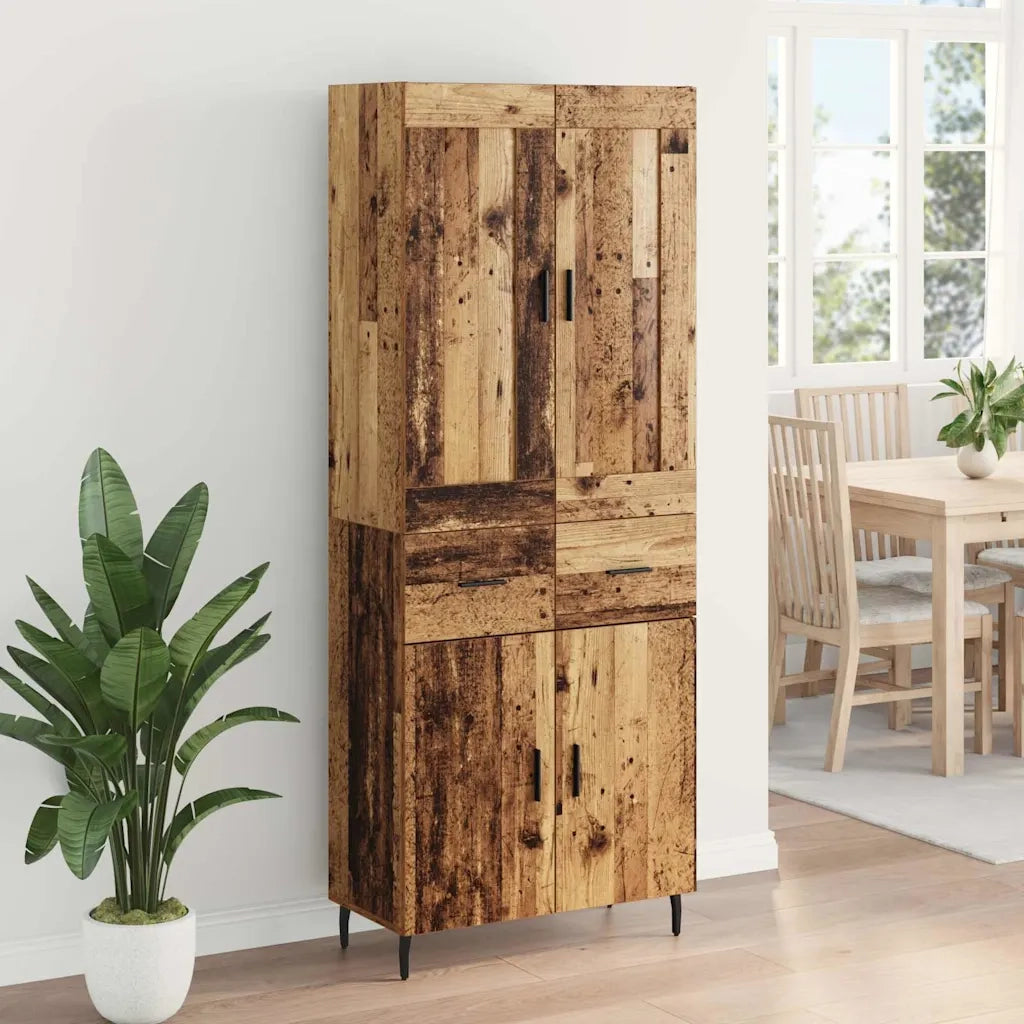 Credenza con cassetto 2 pcs Legno vecchio Legno multistrato 3415793