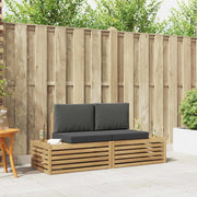 Divano da Giardino-Set divani 3 Pezzo 182,5 x 63 x 73 cm