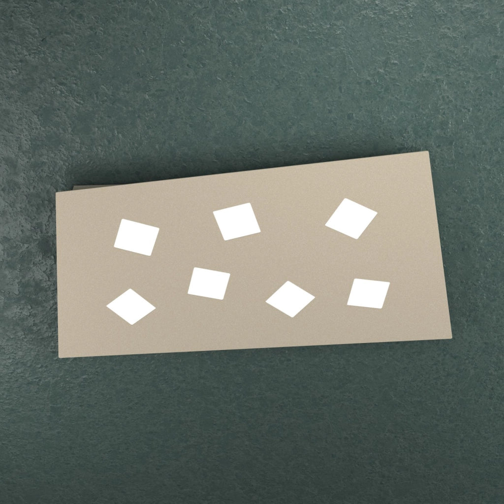 NOTE APPLIQUE-PLAFONIERA 7 LUCI SABBIA 1140-7-SA