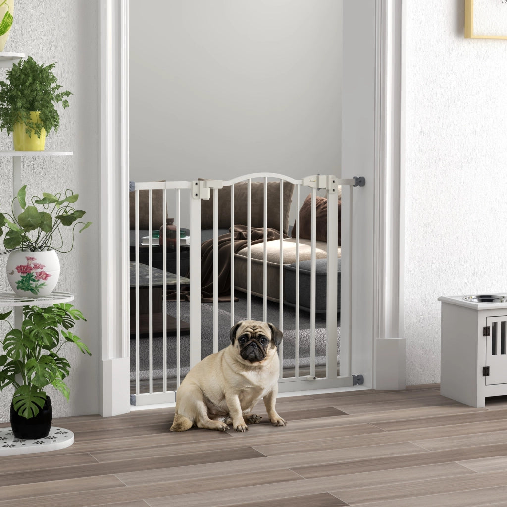 Barriera per Cani Porta Scala Bianco ¨C Minimal ¨C 74-94 cm