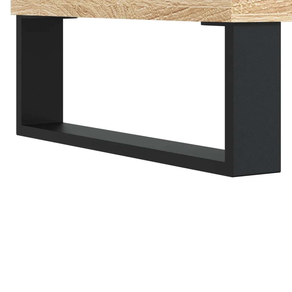Comodini 2pz Rovere Sonoma 40x35x50 cm in Legno Multistrato 830691