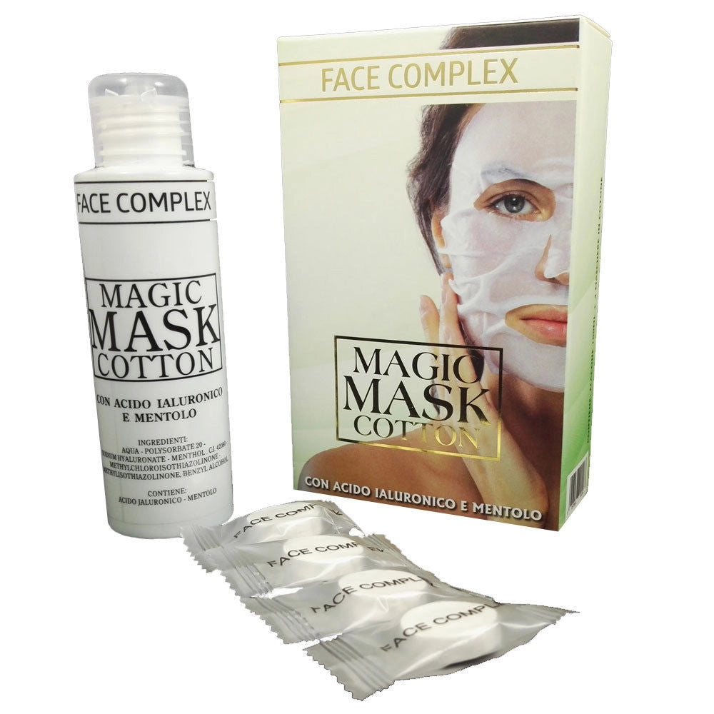 Trade Shop - Maschera Viso Magic Mask Cotton Face Complex Con Acido Ialuronico E Mentolo -