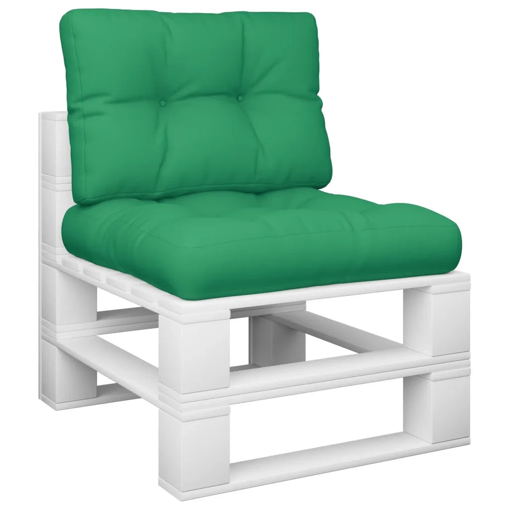 Cuscini per Pallet 2 pz Verdi in Tessuto 360672