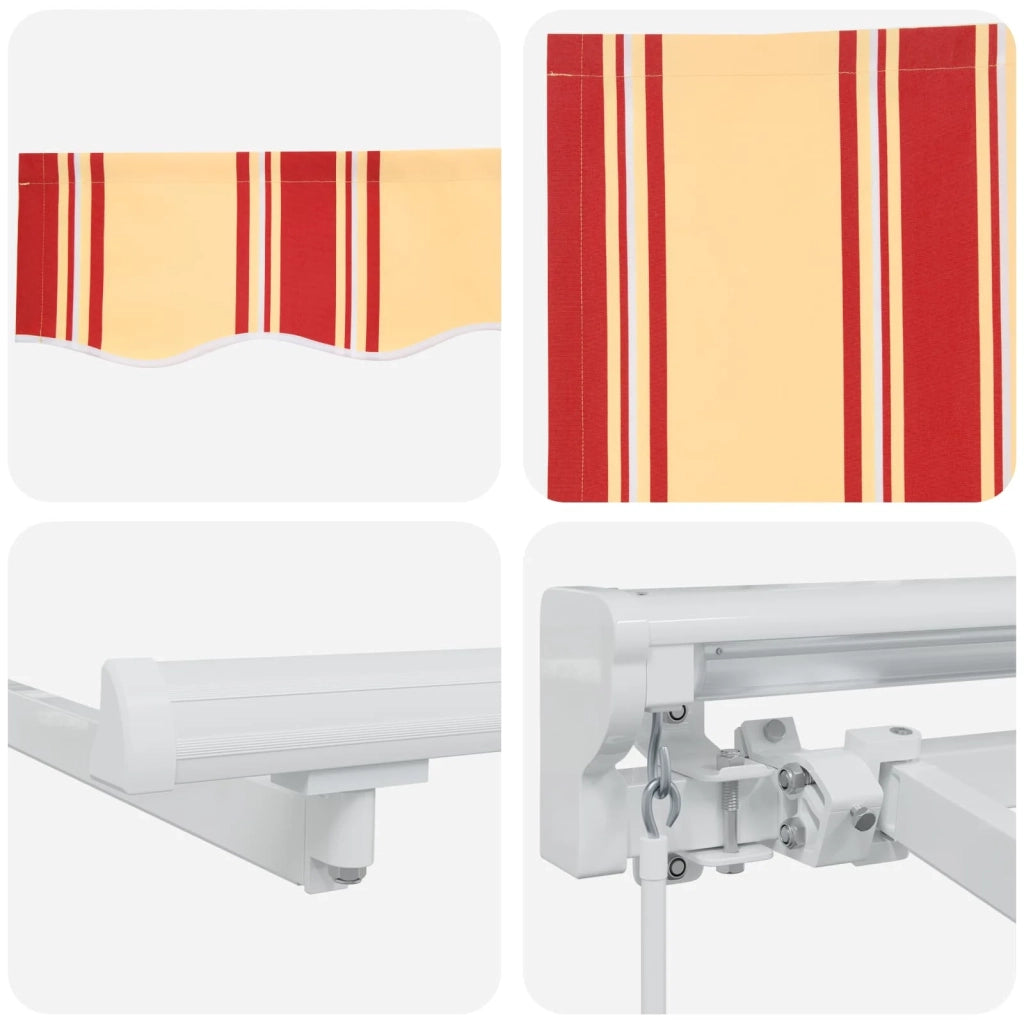Cornice per Tenda Manuale con LED 4,5 × 3 m 3420656