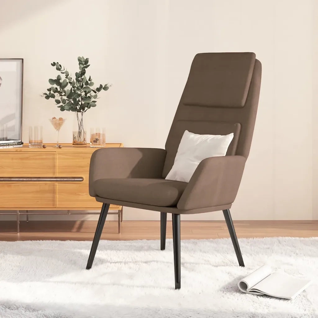 Sedia Relax Tortora in Tessuto 341321