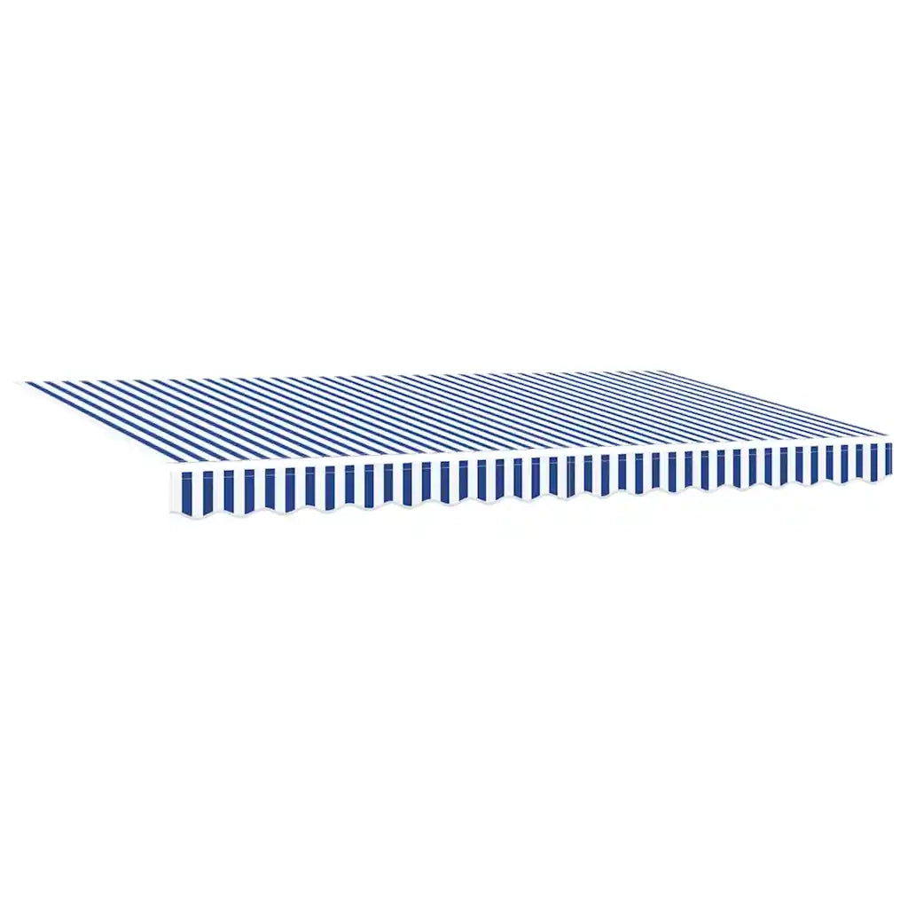 Tenda Retrattile Blu e Bianco 400 x 200 cm 3329775