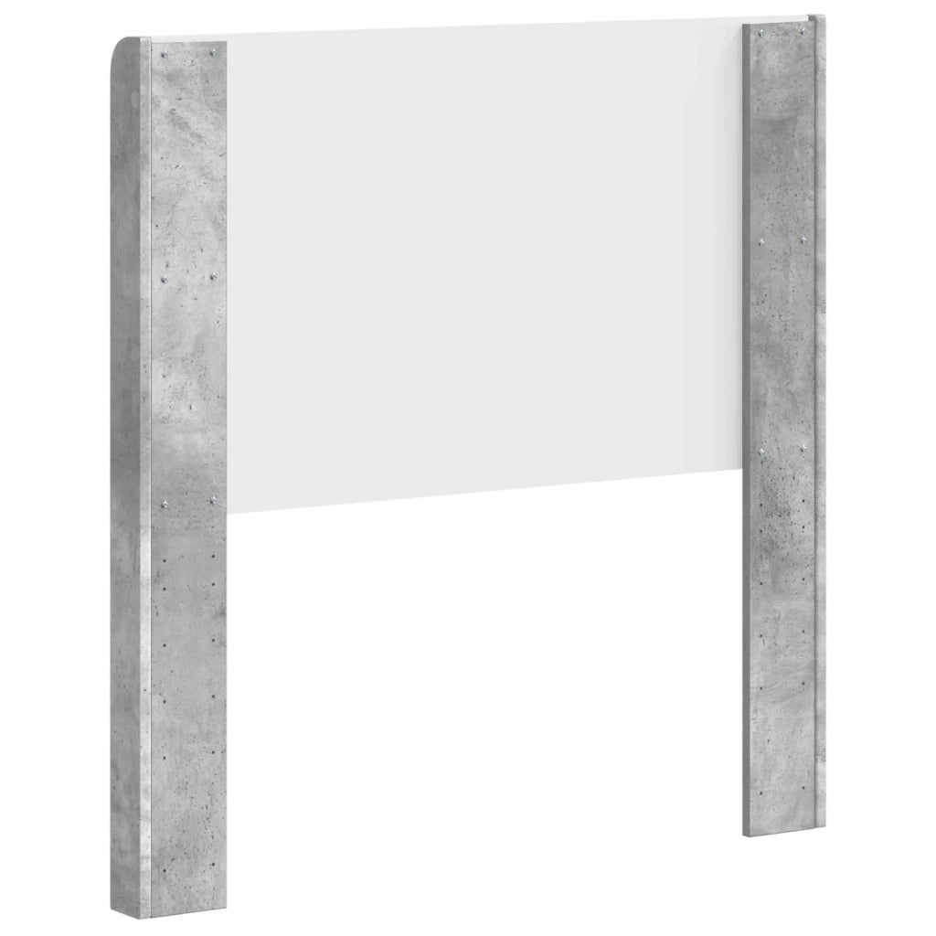 Testiera Letto Grigio Cemento Legno ingegnerizzato 889618