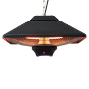 Riscaldatore a Infrarossi 2000W con Telecomando ¨C zephmum ¨C Nero
