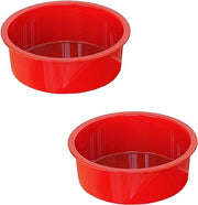 Forme per torta in silicone rotonde - Antiforatura - 2 pezzi - 15 cm