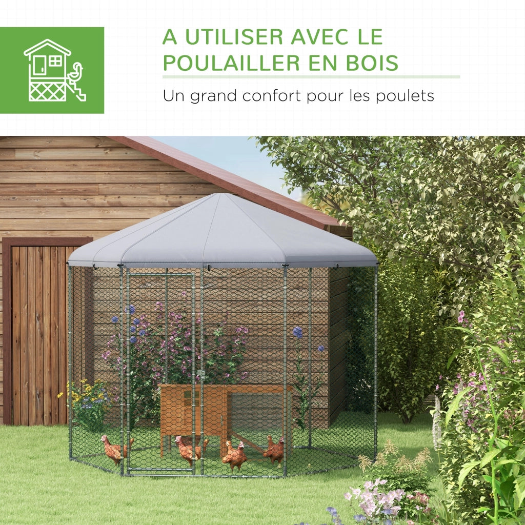Recinto per polli esterno ¨C Minimal ¨C 5 m2 2.8x2.45x2.46 m