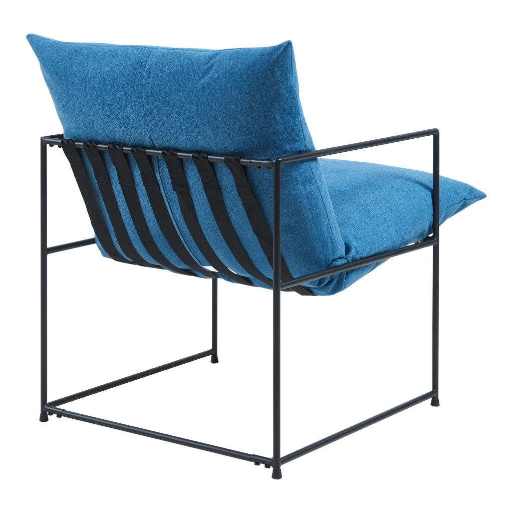 Poltrona lounge 90 x 61 x 70 cm blu 03_0009478