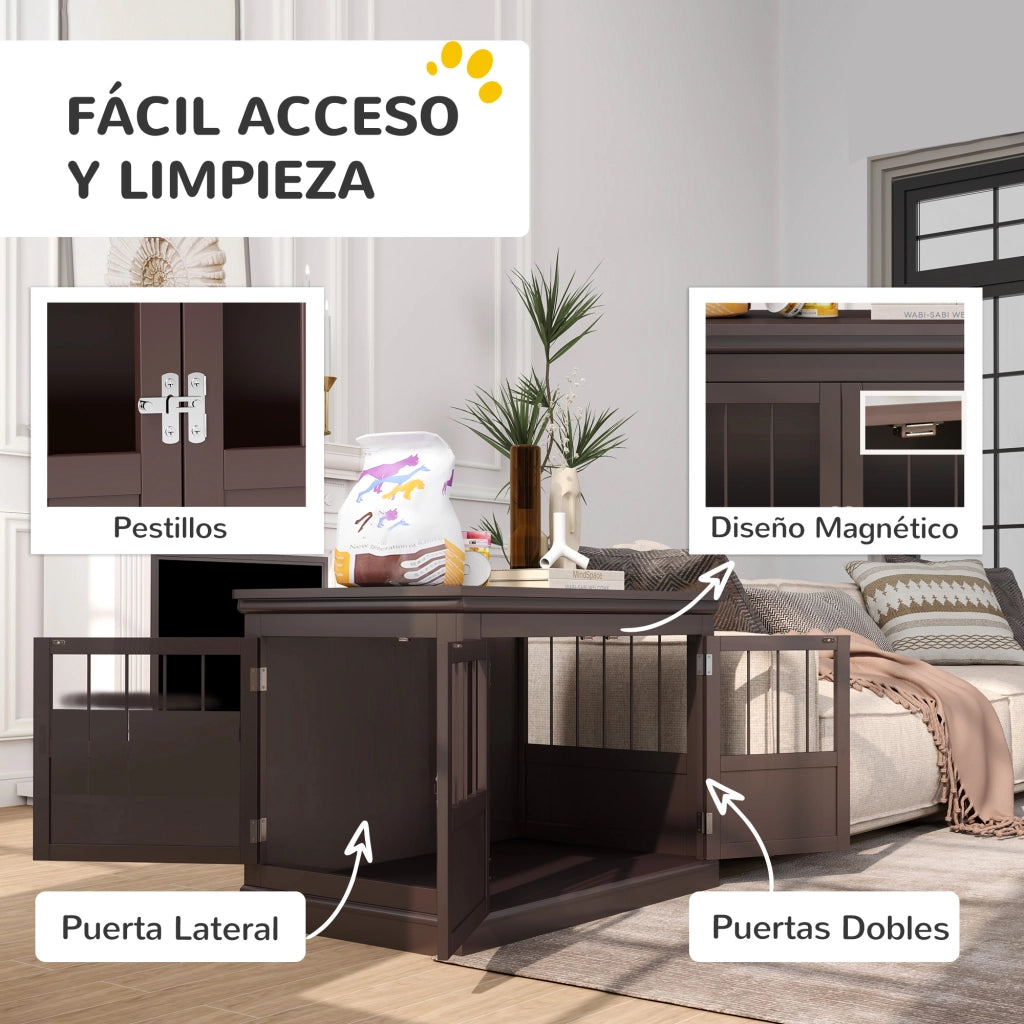 Tavolino da Caff¨¨ Moderno con 3 Porte ¨C Xylo ¨C Effetto Legno Caff¨¨ 78x53x59 cm