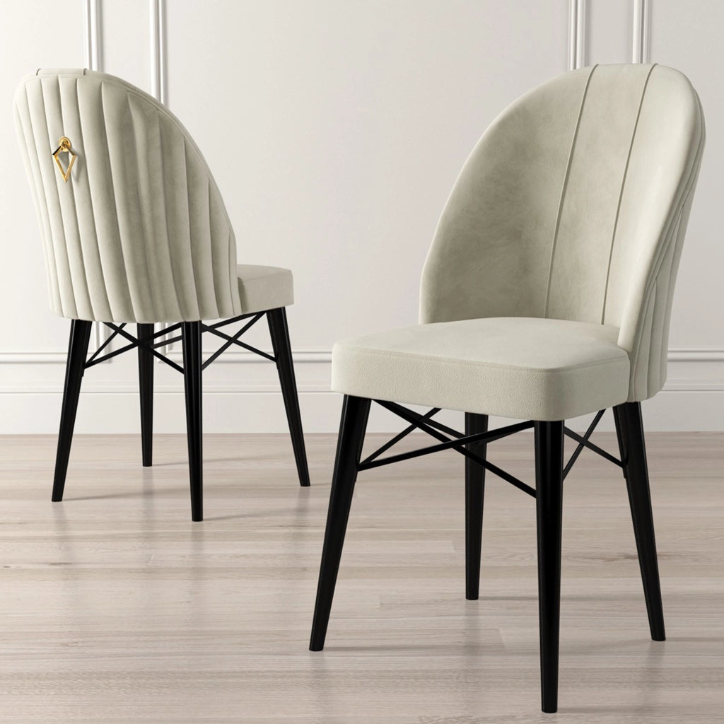 Perillis, Sedia 6 Sedie, Grigio Chiaro