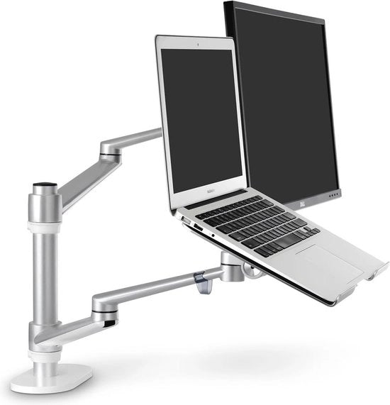Regolatore di Altezza in Alluminio per Monitor e Tablet