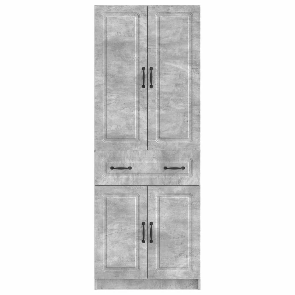 Set di armadi 2 pz Grigio Cemento Legno ingegnerizzato 3416991