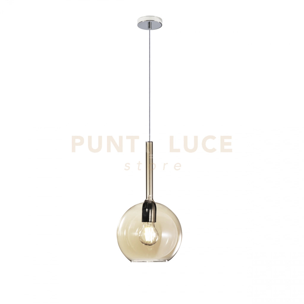 SOSP. CROMO 1 LUCE MEDIA AMBRA 1155CR-SM-AM