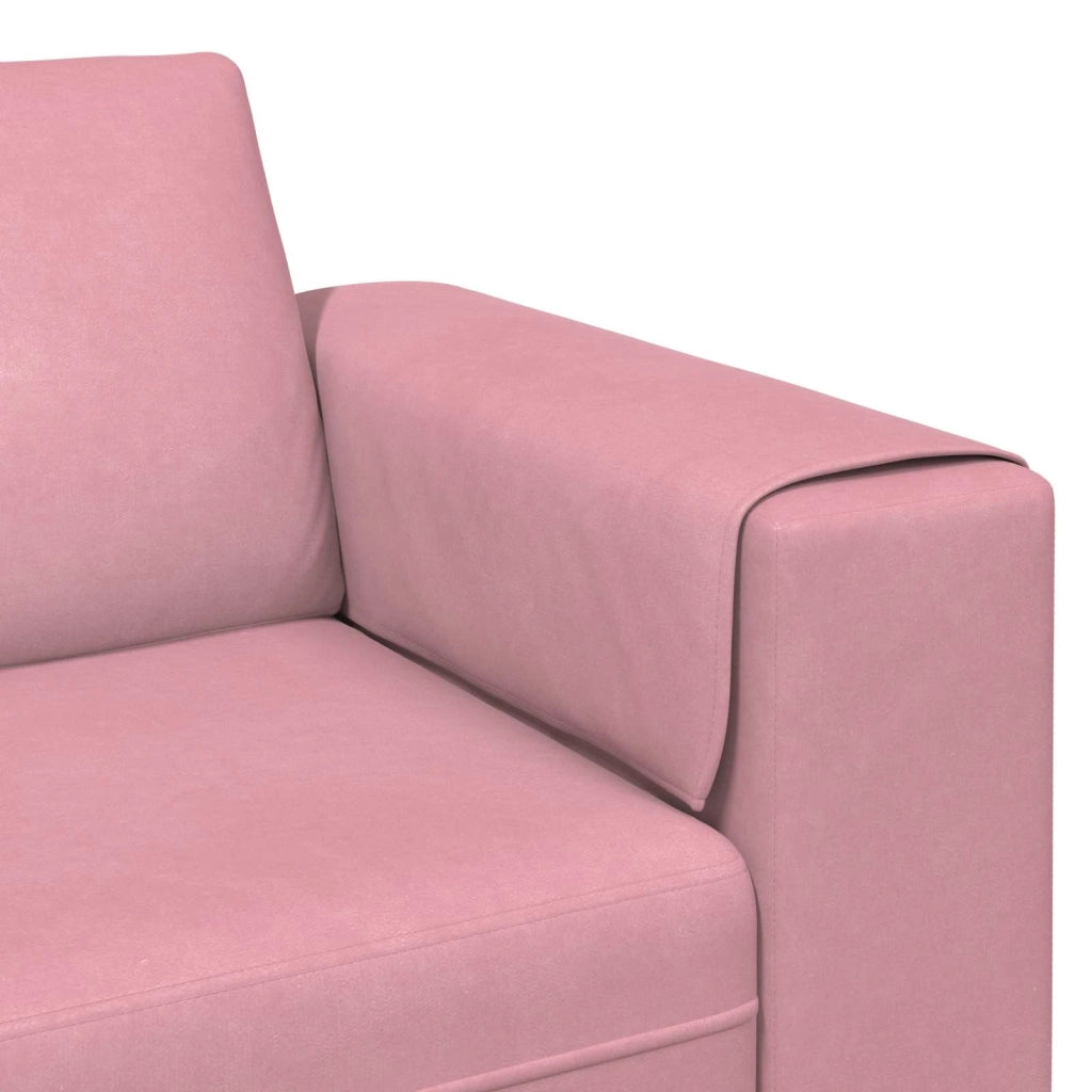 Divano per Soggiorno 3 pcs Rosa 3335125