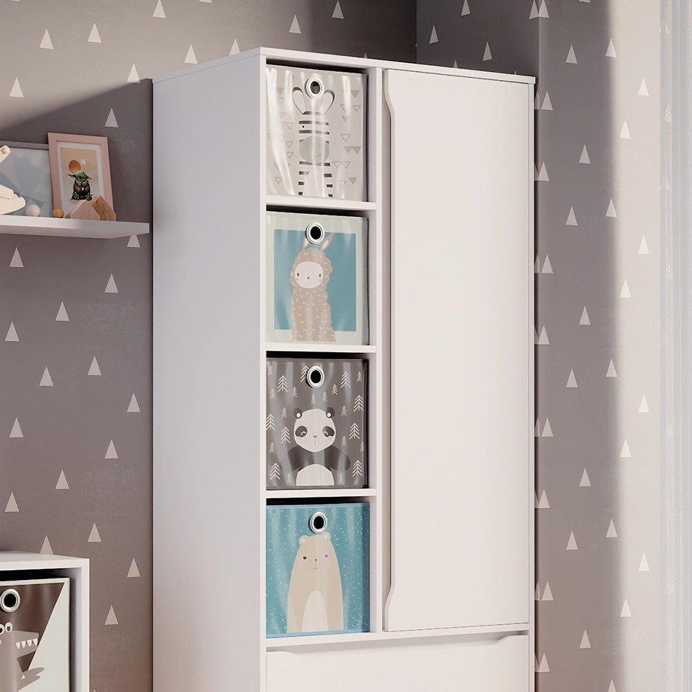 Vicco Armadio multifunzione Bianco 80 x 189.9 cm