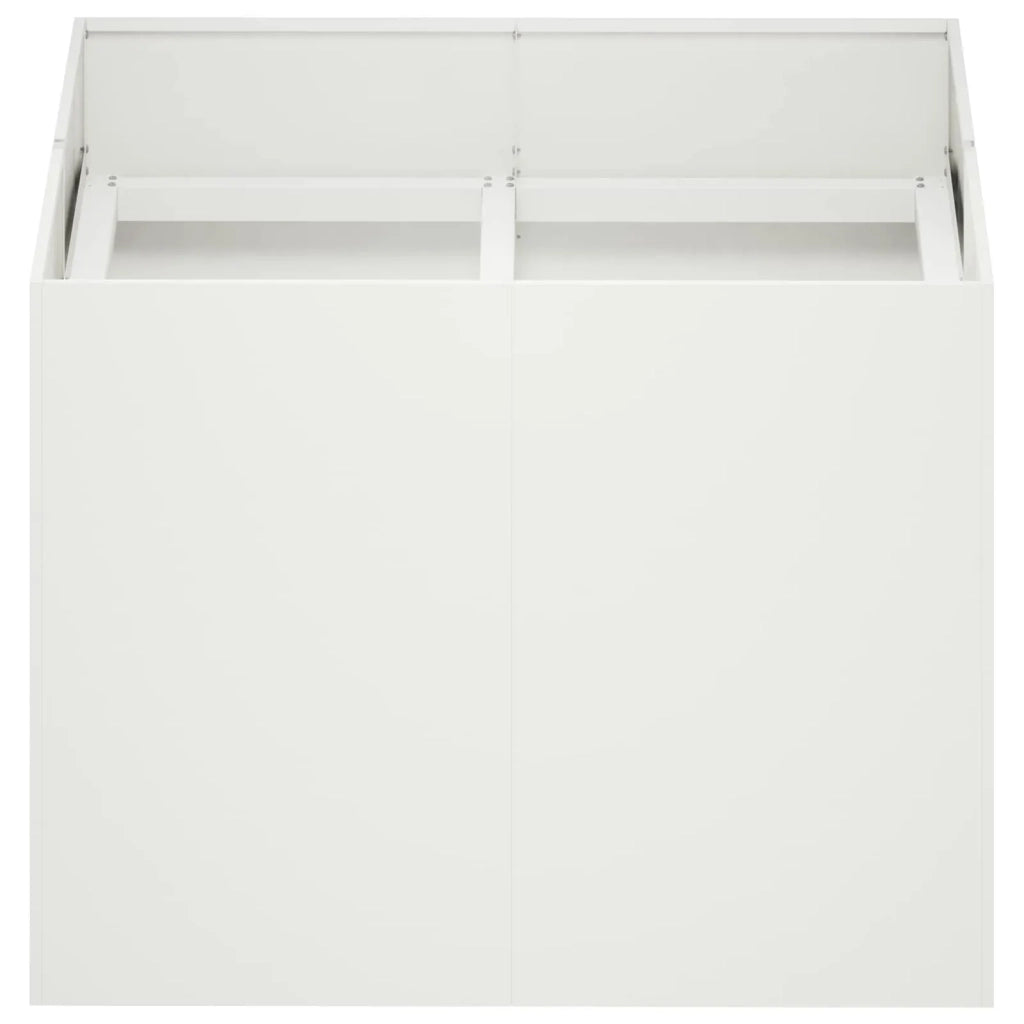 Vaso da giardino Bianco 80 x 80 x 60 cm 8005919