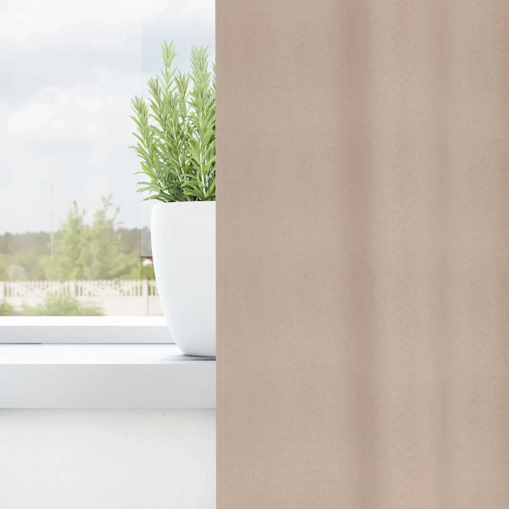 Tende Blackout con Anelli 2 pcs Talpa 175 x 140 cm Poliestere 4107549