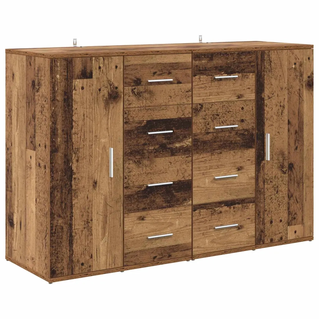 Sideboards Corona 2 pcs Legno vecchio 59 x 39 x 80 cm 3402806