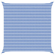Telo Ombra Blu e Bianco 4,5 x 4,5 m HDPE 42032871
