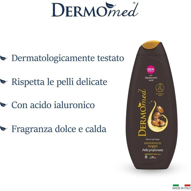 DERMOMED BAGNODOCCIA CON ACIDO IALURONICO 650 ML ARGAN