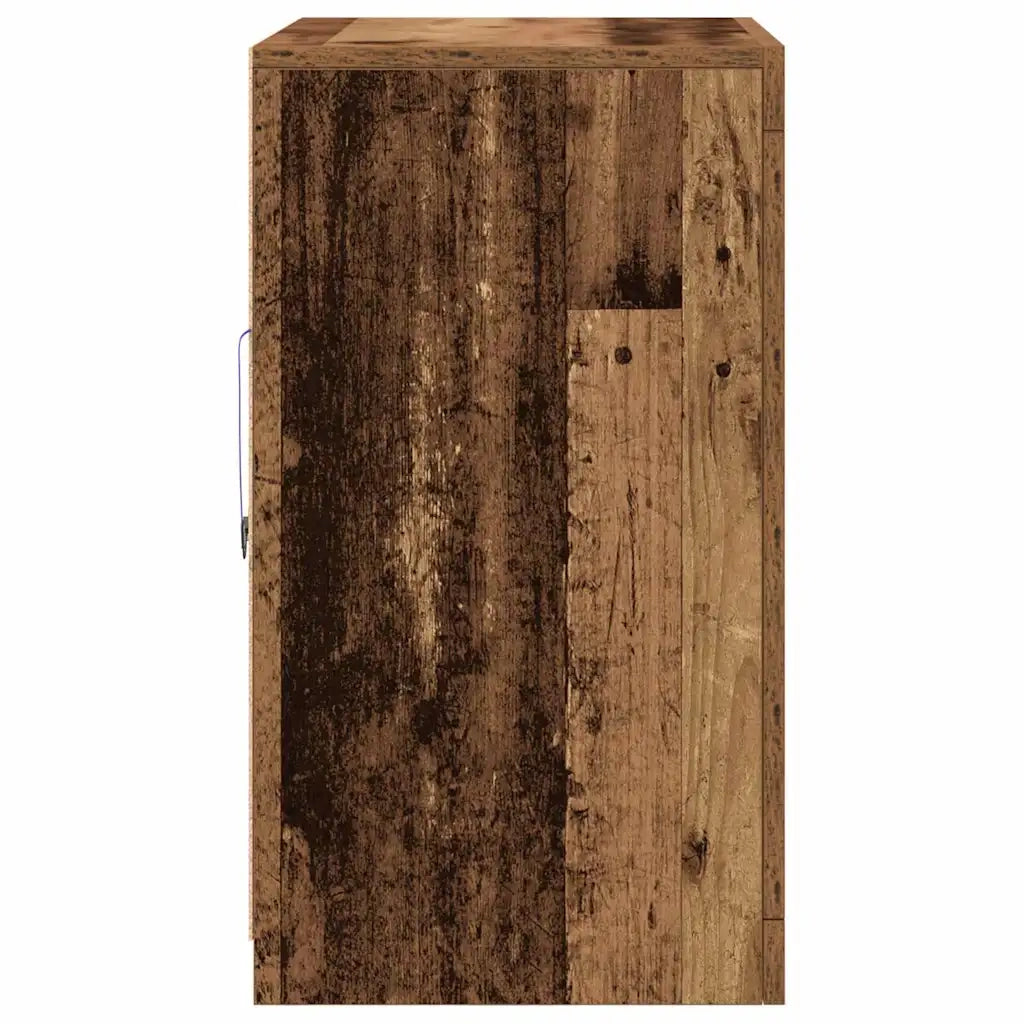 Madia LED Marrone 60,5 x 37 x 67 cm Legno multistrato 863012
