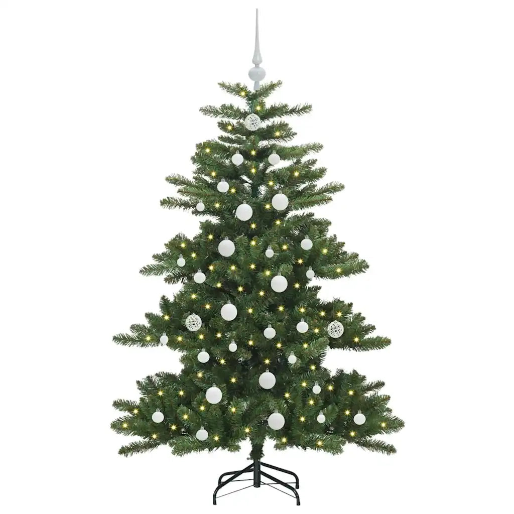 Albero di Natale | Decorazioni natalizie Artificiale con Rami Pieghevoli Verde 150 cm