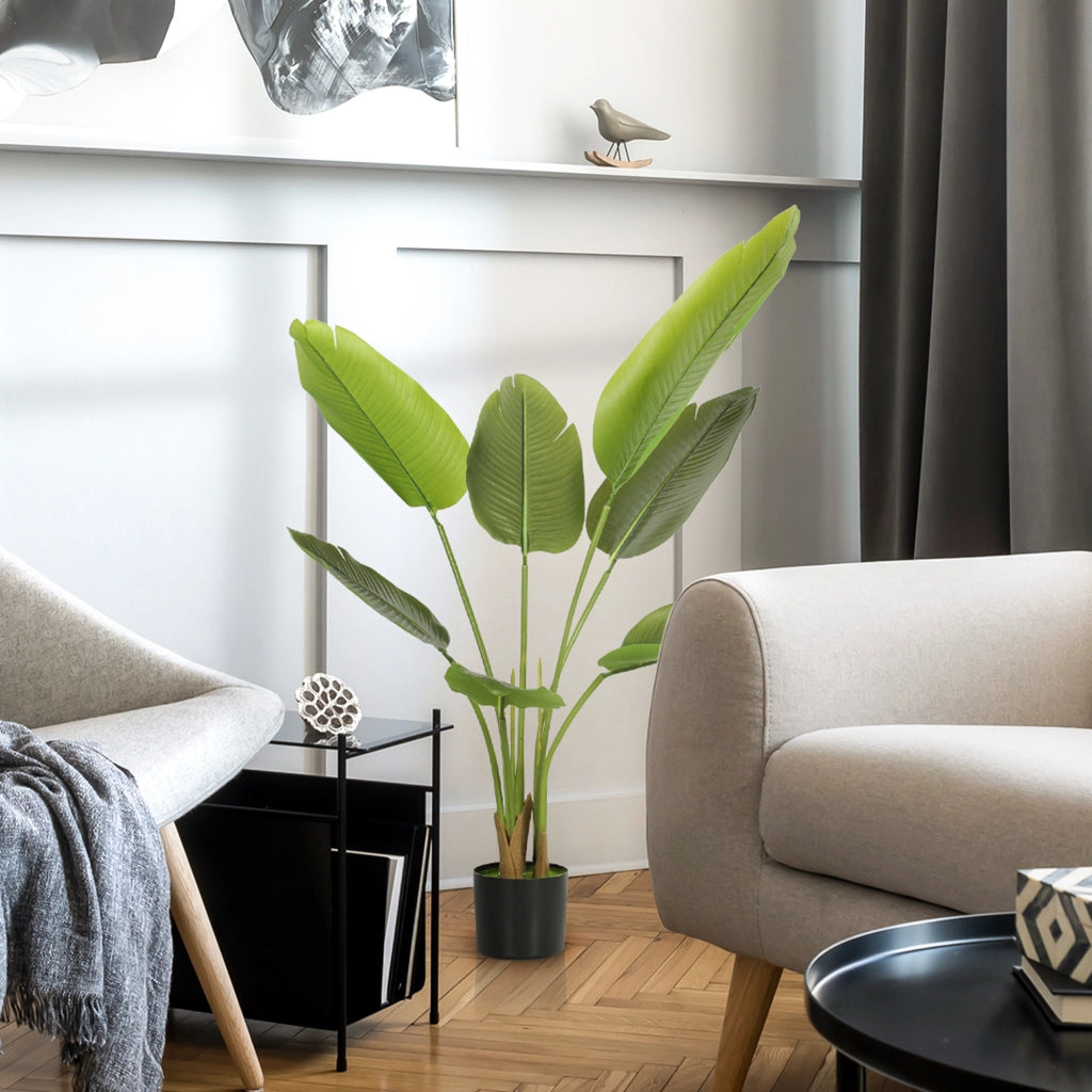 Pianta Artificiale Ave del Paraiso ¨C Minimal ¨C Verde 109 cm