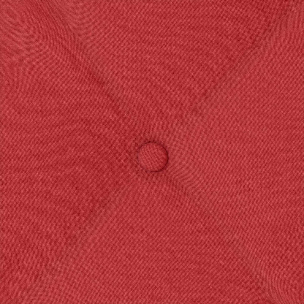 Cuscino per Schiena | Cuscino dorsale Rosso 160 x 19 x 50 cm Tessuto