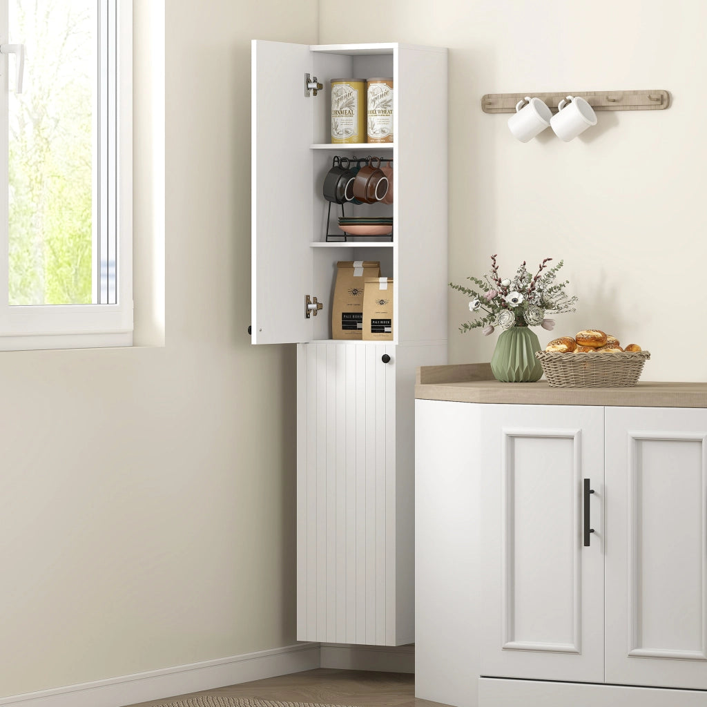 Mobile da bagno a parete ¨C Xylo ¨C bianco MDF 6 ripiani