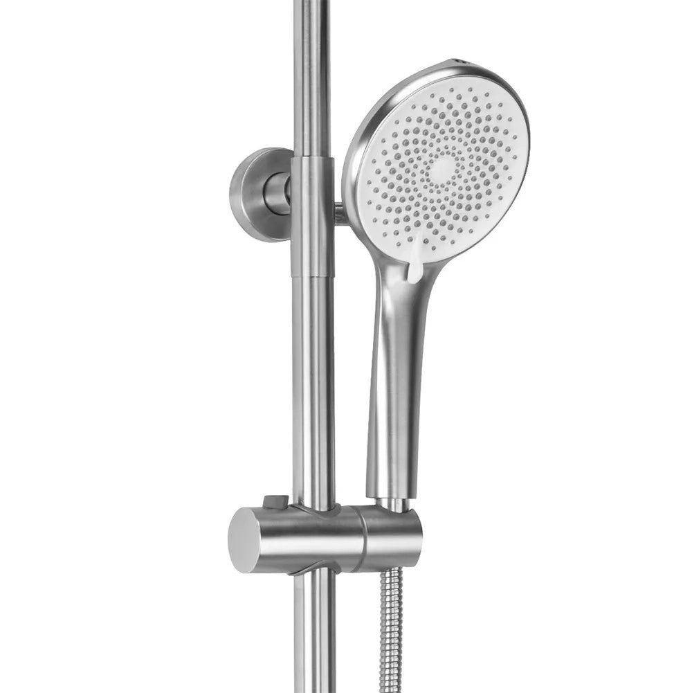 Set Doccia Rea Foss Clif Brush Nickel