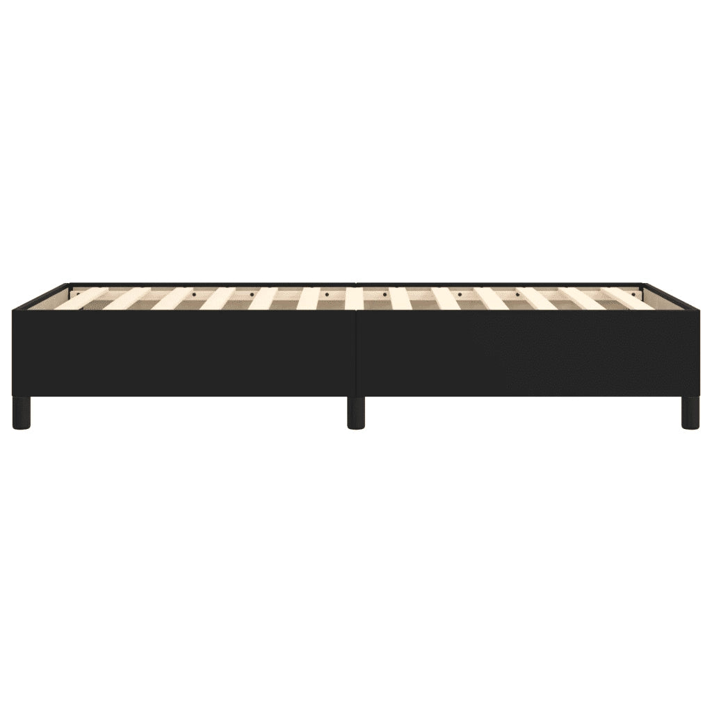 Giroletto-Struttura Letto Nero 80x200 cm in Similpelle 910819