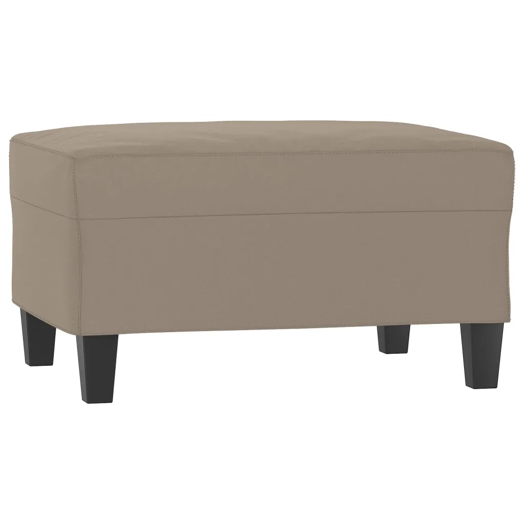 Poggiapiedi Tortora 70x55x41 cm in Tessuto Microfibra 349361