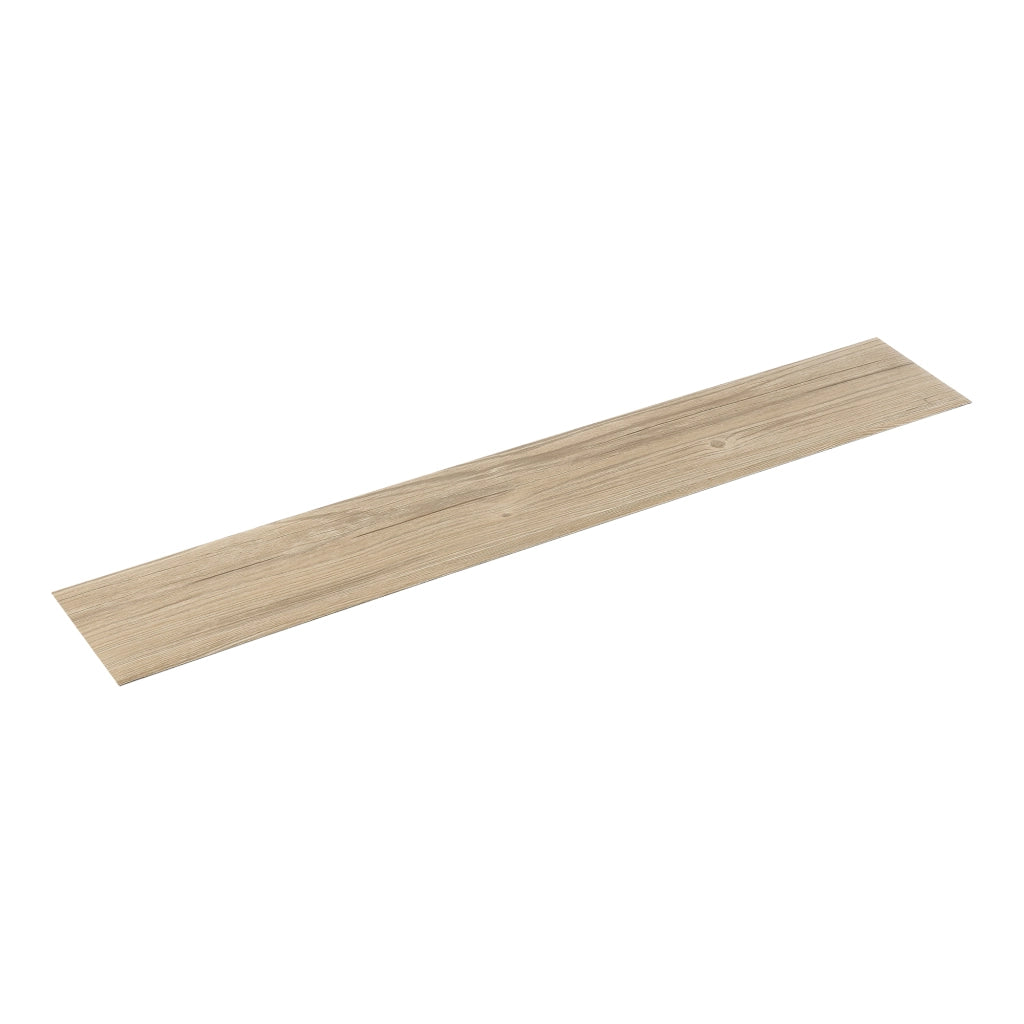 Piastrelle Adesive in PVC (7 listoni = 0,975 m²) Laminato Vinilico Fai da Te Pavimentazione Autoadesiva Rivestimento per Spazi Interni - Rovere Chiaro