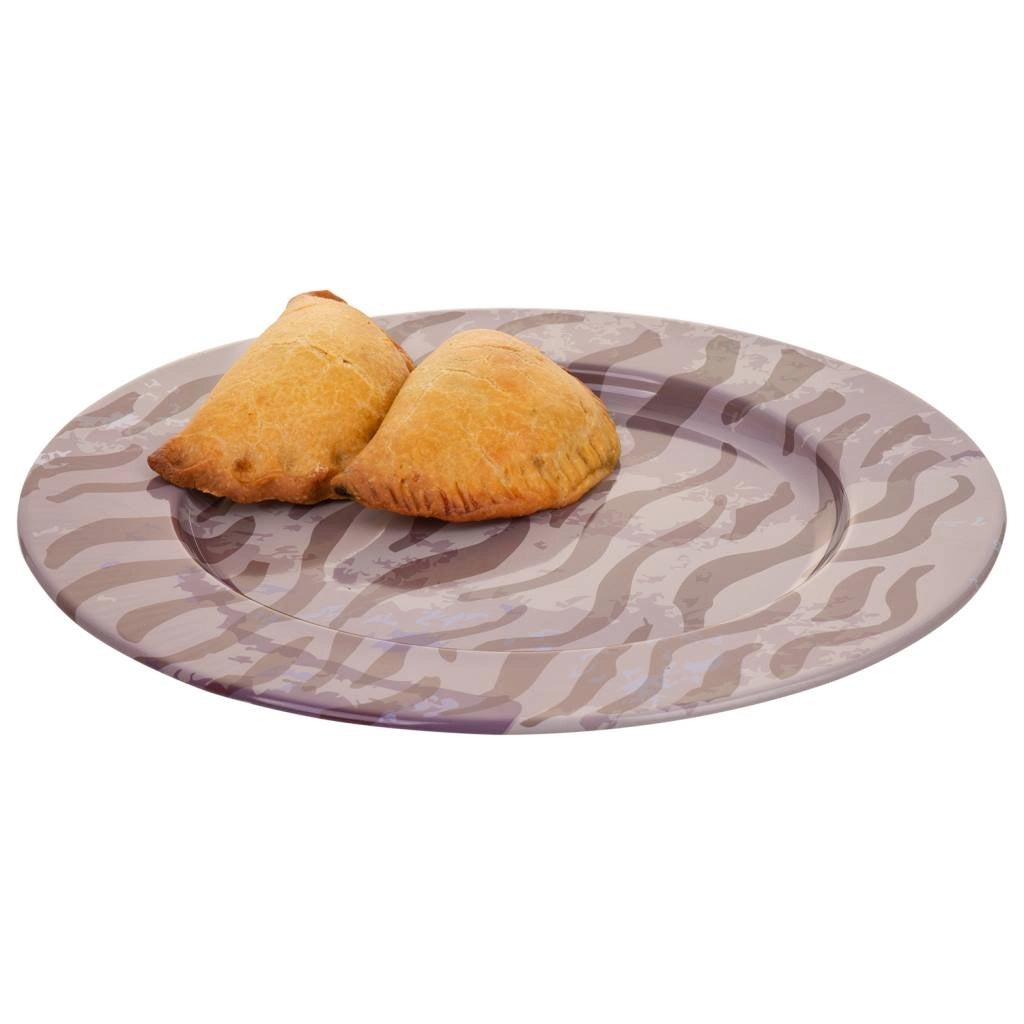 Placca in metallo viola d33x1,5h