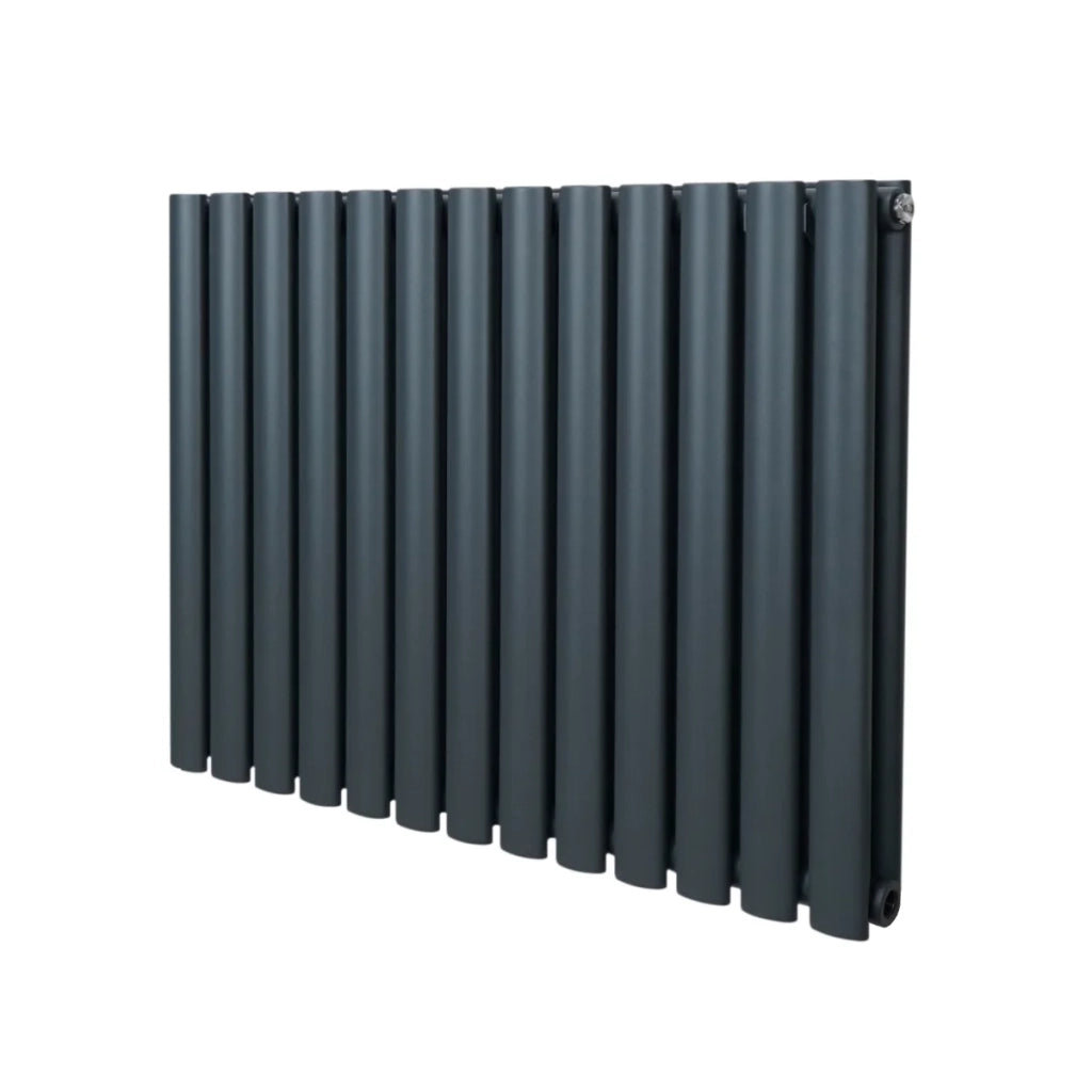 Radiatore a colonna ovale - 600 mm x 780mm - Grigio Antracite