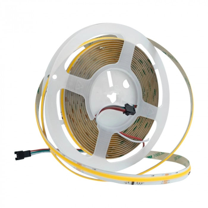 Striscia LED COB 24V 360LED/m 13W/m 3000K 5m Ecolight